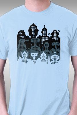 Teefury Robot City! By Drew Wise