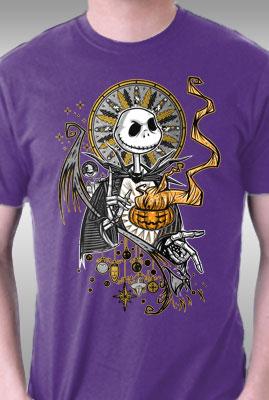 Teefury Saint Skellington By Onebluebird