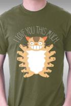 Teefury I Love You This Much By Polysciguy