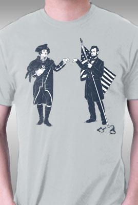 Teefury Fist Bump For Liberty By Melmike