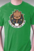 Teefury Galaxy Forest Conservation Program By Papyroo Kids L T-shirts