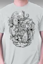 Teefury Nightmare In Black And White By Mathijs Vissers