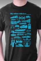 Teefury My Other Ride Is A. By Damianliska