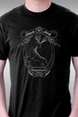 Teefury Black Stag Stout By Nathan Stillie