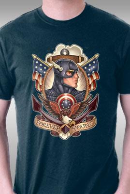 Teefury Forever Young By Timshumate