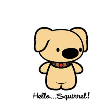 Teefury Hello. Squirrel! By Famousafterdeath