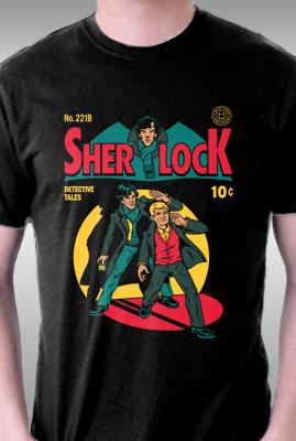 Teefury Sherlock Comic By Harebrained