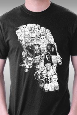 Teefury Horror Skull By Moutchy
