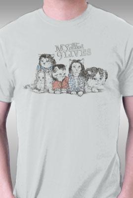 Teefury My So-called 9 Lives By Katie Campbell
