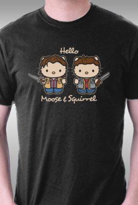 Teefury Hello Moose & Squirrel By Matt Parsons