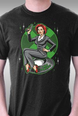 Teefury X-phile Pin Up By Harebrained