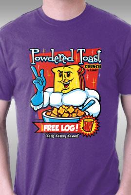 Teefury Powdered Toast Crunch By Harebrained