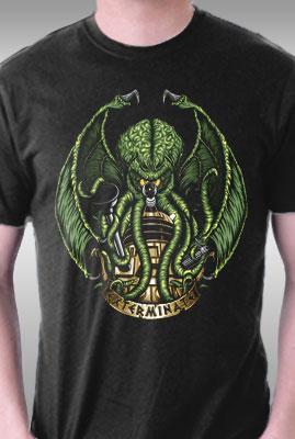 Teefury Cthulhu Exterminates By Trulyepic