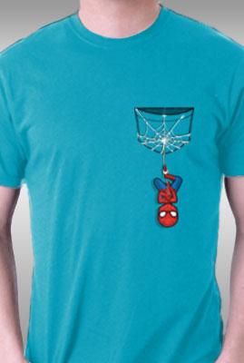 Teefury Pocket Spidey By Blacklist90