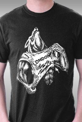 Teefury American Werewolf By Department