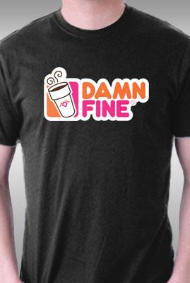 Teefury Damn Fine By Zombiemedia