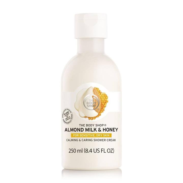 The Body Shop Almond Milk & Honey Mini Shower Cream