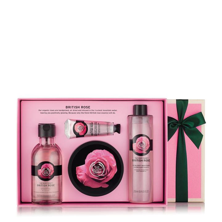 The Body Shop British Rose Bath & Body Medium Gift