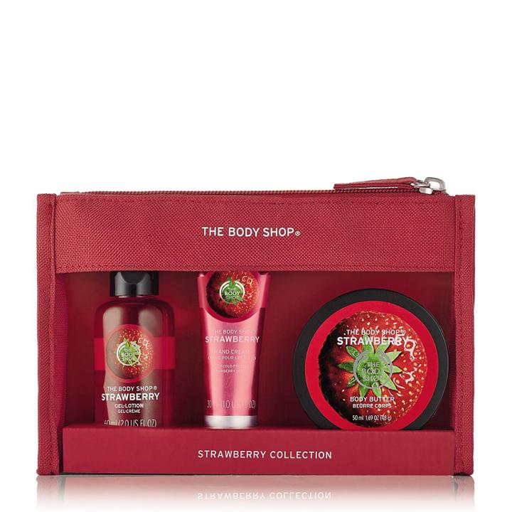 The Body Shop Strawberry Bath & Body Gift Bag