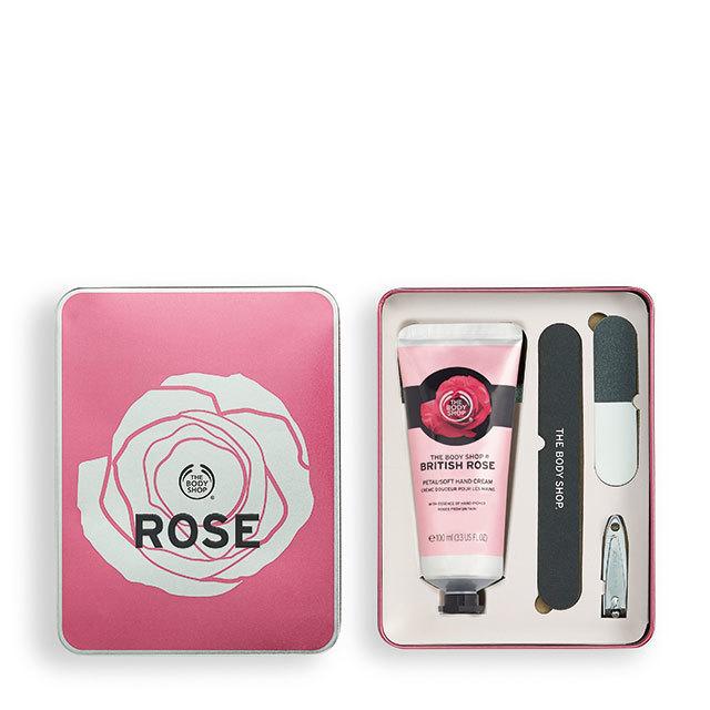 The Body Shop British Rose Expert Manicure Set