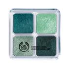 The Body Shop Green Light Shimmer Cubes - Palette 22 22 - Green