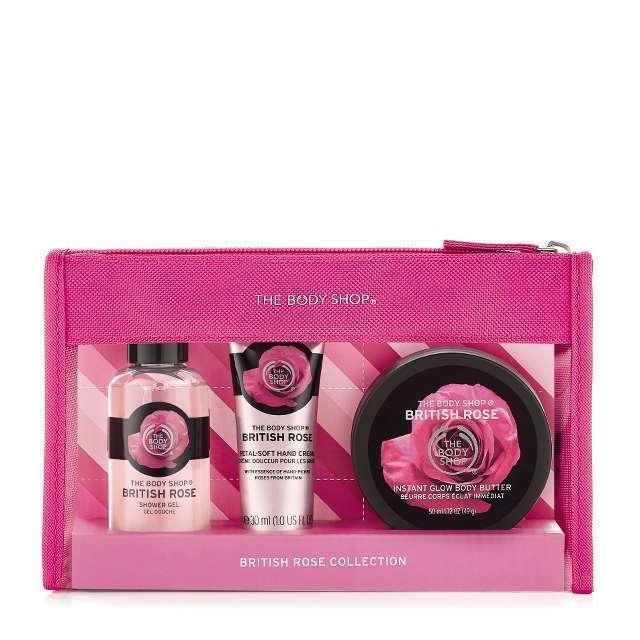 The Body Shop British Rose Beauty Bag
