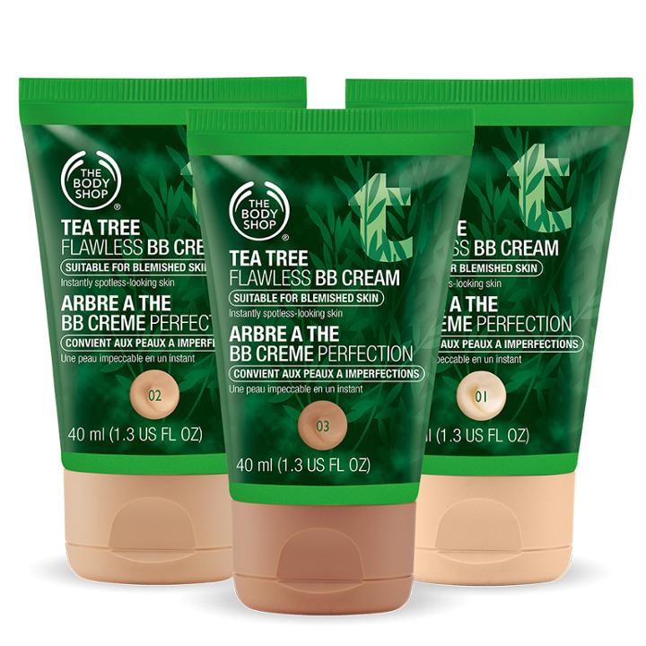 The Body Shop Tea Tree Flawless Bb Cream 01 Light