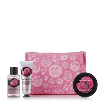 The Body Shop Petal-soft British Rose Delights Bag