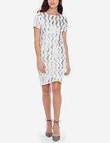 The Limited Chevron Sequin Sheath Dress