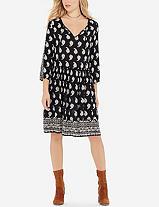 The Limited Paisley Peasant Dress