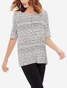 The Limited Striped Dolman Top
