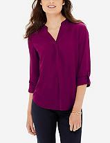 The Limited Trimmed Logan Blouse