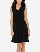 The Limited V-neck Fit & Flare Dress