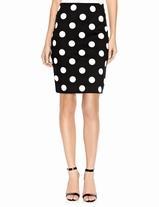 The Limited Polka Dot Ponte Pencil Skirt
