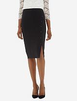 The Limited High Waist Studded Pencil Skirt