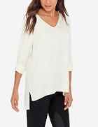 The Limited V-neck High-low Shirt