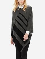 The Limited Striped Poncho