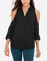 The Limited Cold Shoulder Ashton Blouse