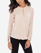 The Limited Colorful Wrap Front Blouse