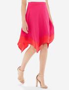 The Limited Colorblocked Shark Bite Skirt