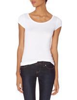 The Limited Luxe Fit Scoopneck Tee