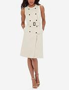 The Limited Sleeveless Trench Dress