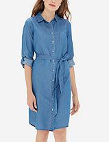 The Limited Denim Shirtdress