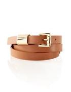 The Limited Metal Accent Skinny Belt