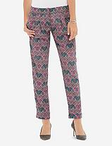 The Limited Scarf Print Tapered Trouser Pants