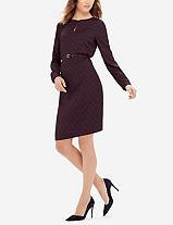 The Limited Printed Belted Shift Dress