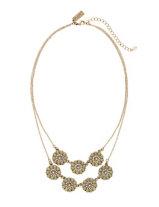 The Limited Double Stranded Floral Necklace
