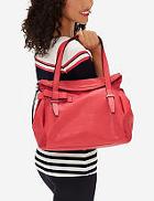 The Limited Slouchy Bow Accent Satchel