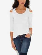 The Limited Shoulder Cutout Top