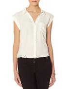 The Limited Short Sleeve Ashton Blouse